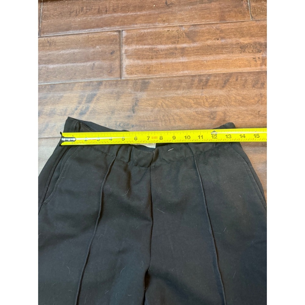 Everlane The Dream Pants Pull On Ankle Tapered Thick | Black | Size Medium - Picture 4 of 10